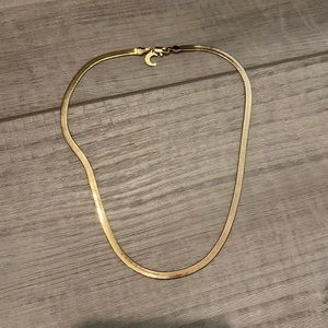 Lili Claspe Reggie Gold Herringbone 